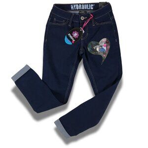 HYDRAULIC Booty Lifting Super Stretch Ankle Jeans NEW 1